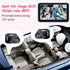 Befumly HD-1080P 2-Kids 7 360 Baby Car Camera: Auto Night Vision Dual Backseat Cameras with Split-Screen Recording