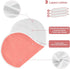 KEIGE 1Pc Girls,11x22in,Salmon Salmon Burp Cloth,Unisex Large Absorbent Soft Cotton Muslin Burping Cloths for Newborn