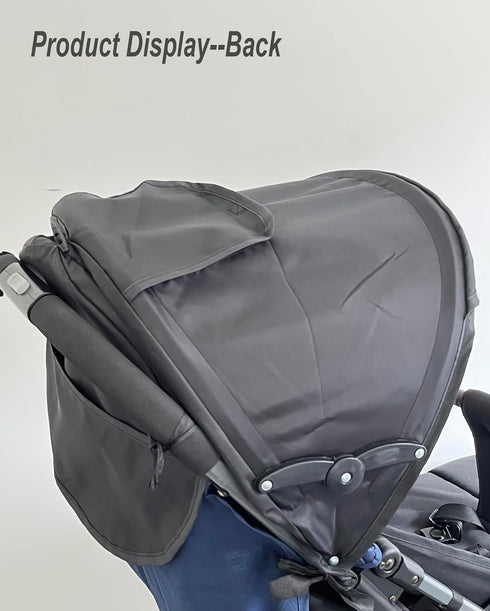 Universal Stroller Sun Shade Cover, Adjustable Canopy Awning for Pushchair and Baby Buggy