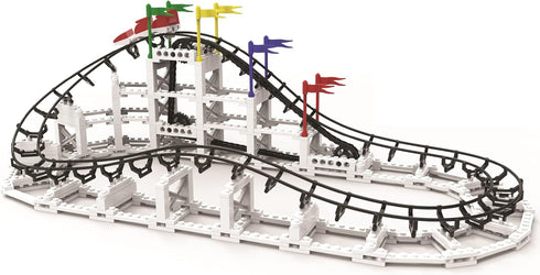 Little Dipper - 324 Pcs Building Brick Set, Gravity Powered Roller Coaster Model for STEM Learning