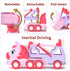 2 3 7-in-1 2-4, 2+ 3+ usrela Toys for Year Old Girl Truck, Girl Carrier Truck Car with Light & Sound, Toddler Girl Car
