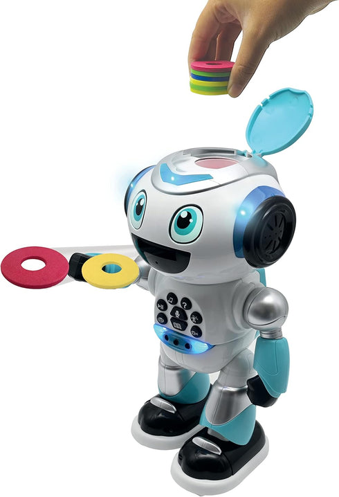 LEXiBOOK Powerman Advance - Interactive Remote Control Robot, Educational Toy for Children, Walks, Dances, Tells Stories