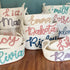 OAEUQ 1) Custom Baby Name Basket, Baby Shower Gift Basket, Diaper Caddy For Baby Girl-Cotton Rope Diaper Caddy,Diaper