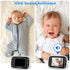 Video Baby Monitor with Camera, 3.2 Inch LCD Display, Night Vision, Two-Way Audio, and Room Temperature Monitoring