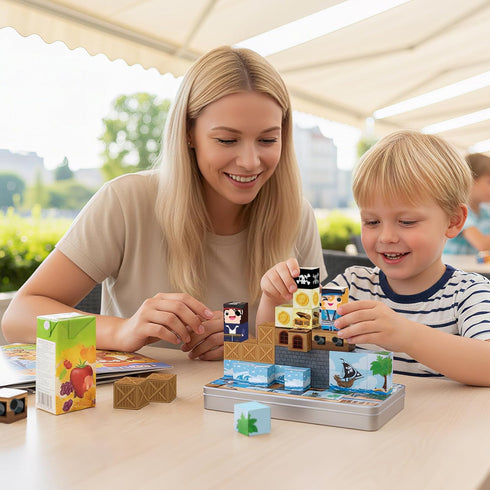 Kids,35 Set, 3+, Bmag Magnetic Building Blocks for PCS Pirate-Themed STEM Educational Magnet Toys for Kids Ages Travel