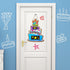 Happy Birthday Burlap Door Decor, Personalized Name Hanger for Birthday Anniversary Indoor Outdoor Decorations