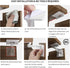 Pabesim 10 Pack Countertop Upgraded Invisible Baby Proofing Cabinet Latch Locks No Drilling or Tools Required, Strong