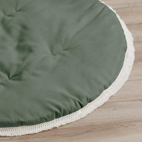 Tummy Sweet Jojo Designs Dark Green Boho Boy Girl Gender Neutral Baby Play Mat Time Activity Infant Playmat Playpen