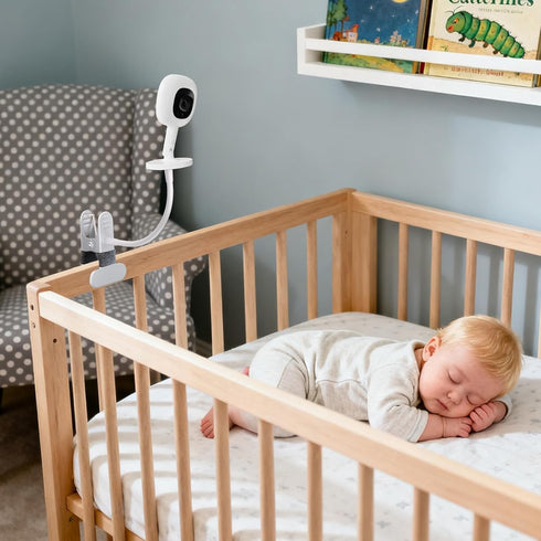 Stand,8inches Portable Baby Monitor Mount Compatible with Nanit Smart Pro Baby Monitor & Flex Flexible Arm