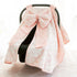 Carseat Canopy Cover with Bow - Versatile Nursing and Stroller Cover