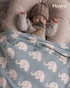 Moyra Collective 100% Cozy Oeko-TEX Certified Knitted Cotton Blanket | Soft, & Breathable Newborn & Infant Swaddle