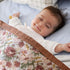 47" 47" 2 Summer Floral-2) Little Jump Boho Vintage Floral Muslin Blanket Baby Quilt - Silky Soft and Breathable Crib