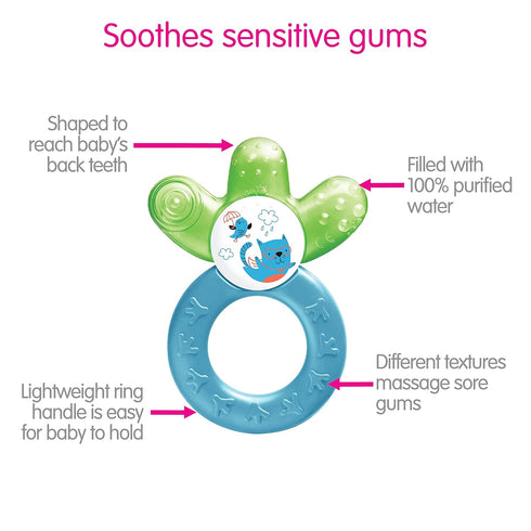 4+ 1-Count MAM Cooler Teether, Girls Months