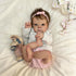18 inch 3+ RXDOLL Cute Reborn Baby Dolls Silicone Full Body Girl Realistic Newborn Baby Girl Real Life Silicone Babies