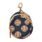 PYBUG Baseball Round Pacifier Storage Case, Polyester & TPU Lined with Hook Buckle,