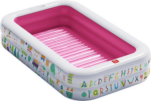 QPAU Kiddie Pool 65" x 39" Inflatable Pool for Kids & Toddlers,