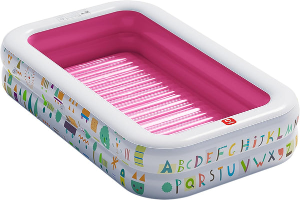 QPAU Kiddie Pool 65" x 39" Inflatable Pool for Kids & Toddlers,