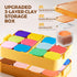 6-12 Air Dry Clay for Kids, Modeling Clay Kit with Storage Box & Sculpting Tools, Magic Molding Clay for Boys & Girls