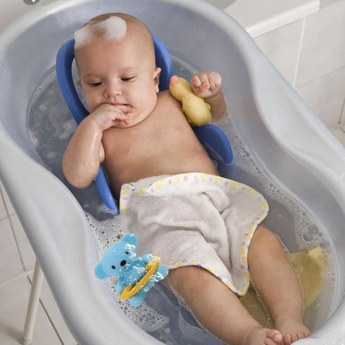 LIOOBO Bath Thermometer Water Temperature Tester with Bear Shape Floating Design, Easy-Read Display, Safe for Bathtub