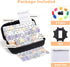 12 Set 91 4 Mexican Train Double Dominoes - Tiles with Wooden Trays & Travel Case, Family Board Game for Adults Kids