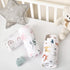 david's kids Minky Baby Blanket for Girls, Soft Lightweight Micro Fleece with Double Layer, 30x40 Inches, Floral Flowers