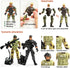 Baimiby 6 4-7, Army Men Toy Soldiers, Pcs Army Men Action Figure for Boy US Army Men and SWAT Team Toy with Military