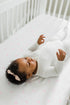 CutieCozy (2 Pack), Set, Satin Fitted Crib Sheet Lightweight Oeko-TEX Certified Safe Satin Crib Sheet Prevents Bald