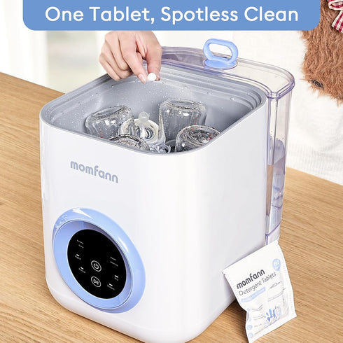 300 MOMFANN Professional Deep Cleaning Detergent Tablets for All Baby Bottle Washers, Washer Tablets for Bottle Washer