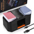 Nileole Rechargeable 2 Decks Card Shuffler, Automatic 2000 MAh Quiet Electric Shuffler,