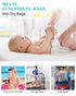 2 Pack 25x18 inches 2HL01 ALVA ALVABABY Large Wet Dry Bag Waterproof Hanging Cloth Diaper with Double Zippered Pockets