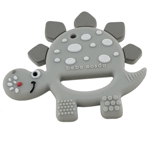 36 612 03612 Bebe Mondo Dinosaur Baby Teething Toys Months, Teethers for Babies Months for Teething Relief, Baby Gift