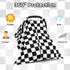 DILIMI Baby Car Seat Cover, Minky Warm Car Seat Covers for Babies, Peekaboo Opening Infant Car Seat Cover, Nursing