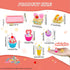 Sendhjurf Making Mini Food Toy,DIY Craft Kits,Mini Collectibles,Dollhouse Accessories,Cream Play,Create and Display