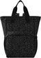 Emelivor Leopard Black Diaper Bag Backpack Large Capacity Travel Baby Bags Backpack Diaper