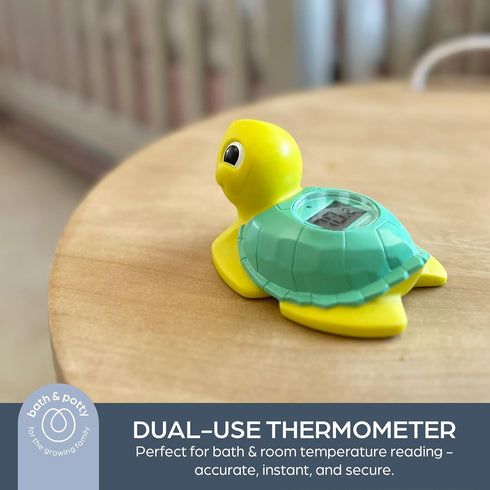 Dreambaby Instant Read Turtle & Croc Bath Thermometer for Safe Water