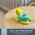 Dreambaby Instant Read Turtle & Croc Bath Thermometer for Safe Water