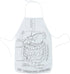 Fun Express Color Your Own Digestive System and Organs Canvas Aprons - 12 Pieces for Kids Learning