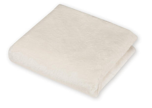 TL Care Heavenly Soft Chenille Fitted Pack N Play Playard Sheet, 27" x 39", Cream, for Boys and Girls