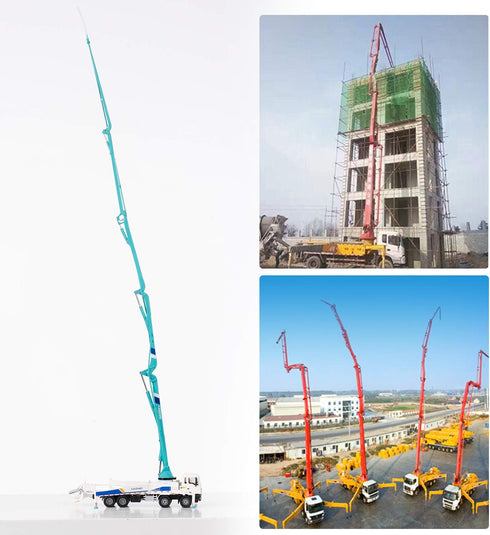 1:55 GoolRC Concrete Pump Truck, Scale Diecast Car Model Car, Simulation Engineering Machine Model