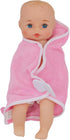 Baby's First Bathtime with Softina Pink Toy Doll, Lifelike Features, Machine Washable, for Ages 1+