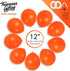 Treasures Gifted Burnt Orange Balloons, 72 Pack, 12 Inch Latex Matte Balloons for Party Supplies