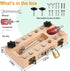 Sproutpia Set 3 Screwdriver Board Montessori Toys for Year Old,Wooden Screw Driver Activities Board, Fine Motor Skills