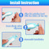 12 Trimmer Trimmer 12 Pieces Baby Nail File Pads Nail Replacement Pads Electric Baby Nail Grinding Heads for Standard