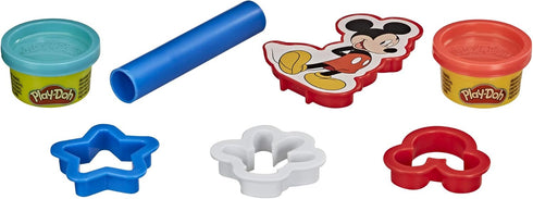 Play-Doh Disney Mickey Mouse 5-Piece Toolset for Kids 3 Years and Up with 2 Non-Toxic Colors by Play-Doh