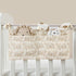 Kangnice Cribs Storage Bag Baby Bedside Hanging Storage Bag for Drool Bibs Diaper Multifunctional Hanging Pocket Cotton