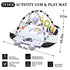 8-in-1 Tummy Baby Gym Play Mat, Time Mat & Activity Gym, Washable Ball Pit, Infant Play Mat with Detachable Toys