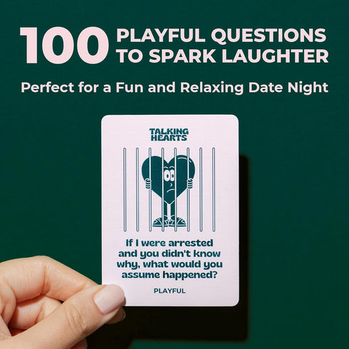 Conversation Cards - Couple Card Game for Date Nights & Travel Adventures | Great Valentine's Gift for Couples - 200 Questions & 2 Wild Cards - Dive into Deeper Bonds!