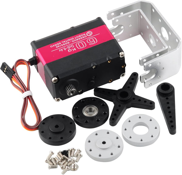 RDS5160 Servo 60 kg RC Digital Servo High Torque Mental Gear 180
