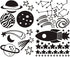 Outer Space Stars Plant Wall Decal Vinyl, Astronaut Stickers for Nursery Decor Gift for Kids Bedroom Art