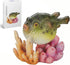 Gemini&Genius Pufferfish Toys for Kids - Realistic Blowfish Action Figures, Educational Gifts for Animal Lovers